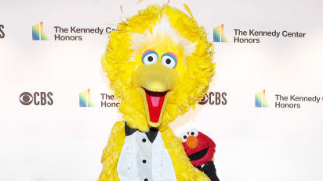 Big Bird and Elmo at Awards Show