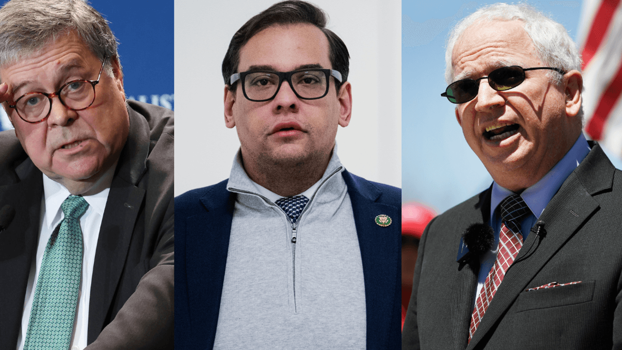 Bill Barr; George Santos; John Eastman