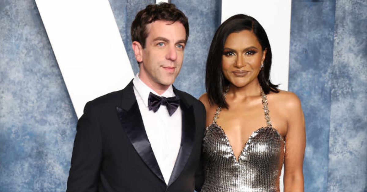 BJ Novak and Mindy Kaling