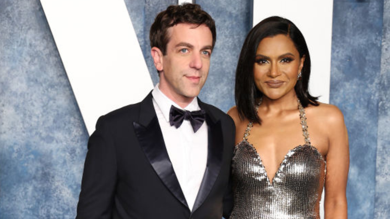 BJ Novak and Mindy Kaling