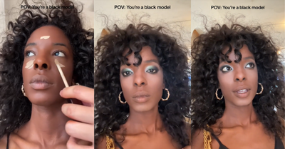 NYFW Makeup Artist Uses White Foundation On Black Model: VIDEO - Comic Sands
