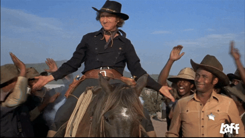 Blazing Saddles GIF by Laff