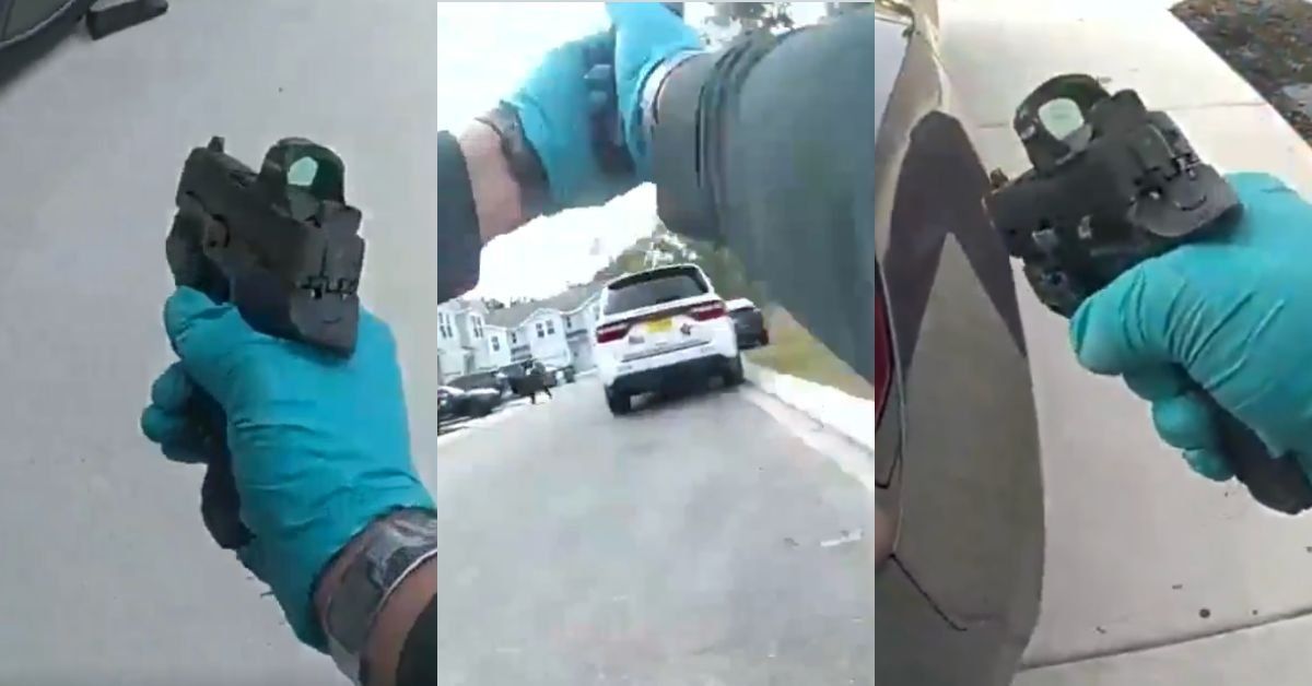 Bodycam footage of Deputy firing shots at the back of a patrol car