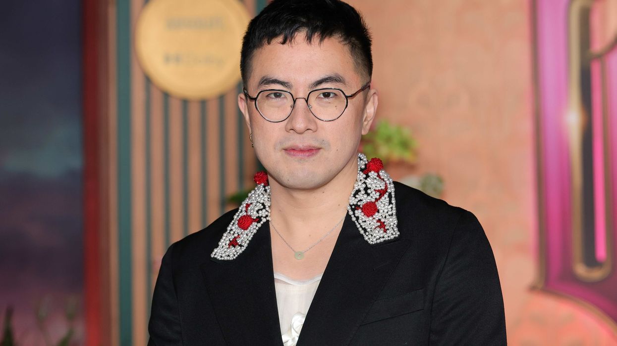 Bowen Yang attends the "Wicked: For Good!" New York premiere at David Geffen Hall in New York City.