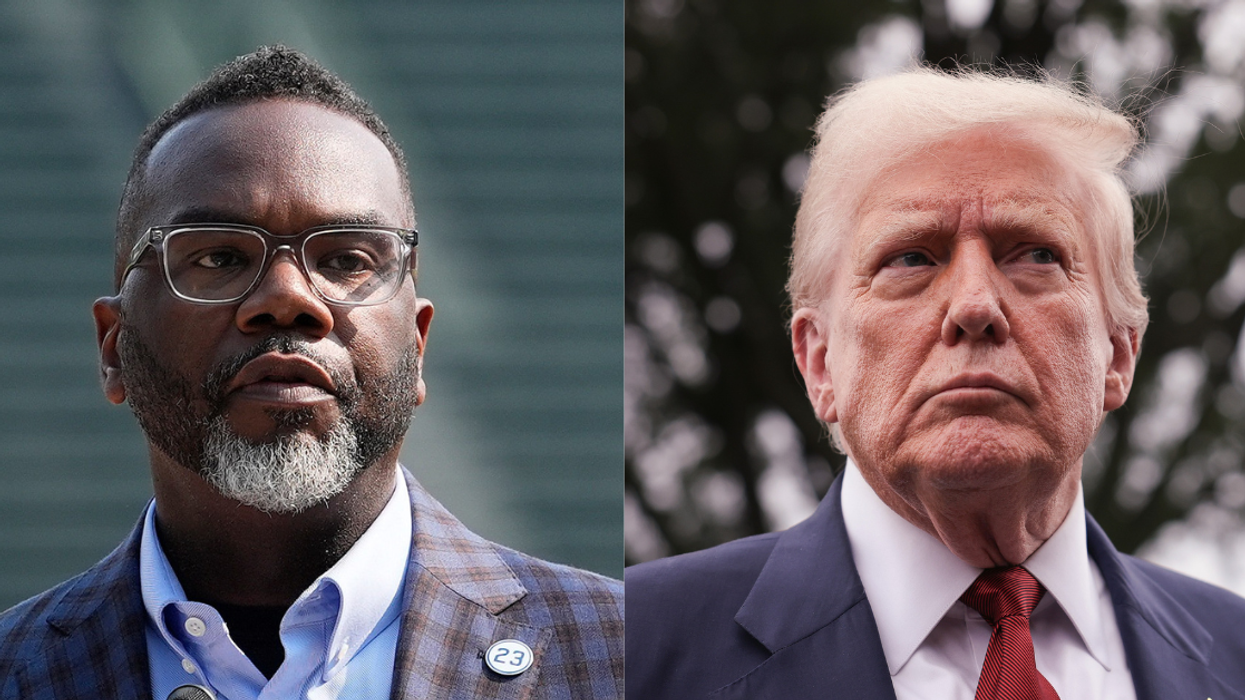 Brandon Johnson; Donald Trump