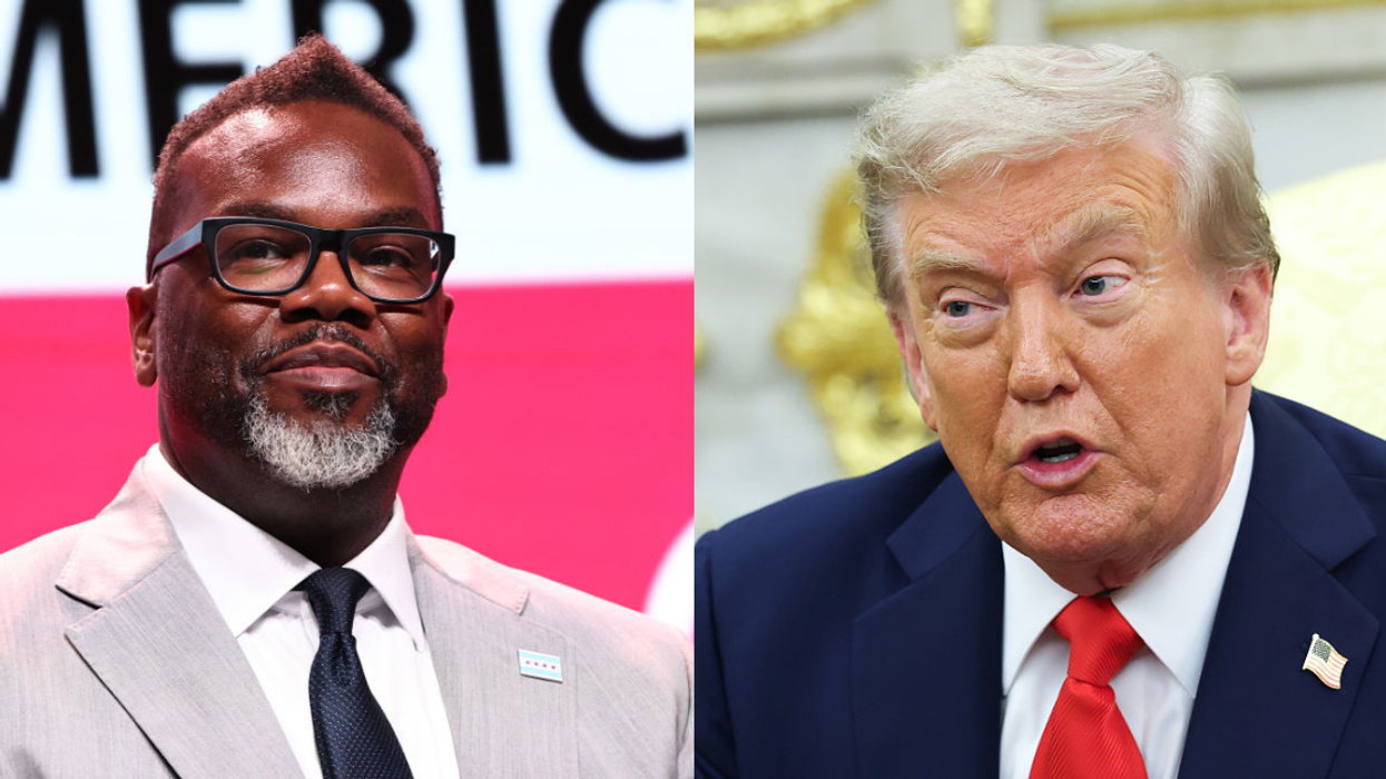 Brandon Johnson; Donald Trump