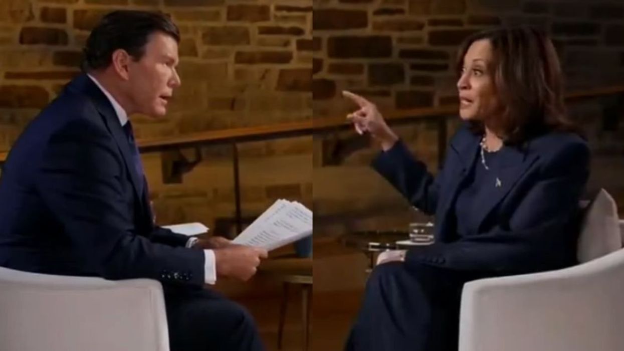 Bret Baier with Kamala Harris