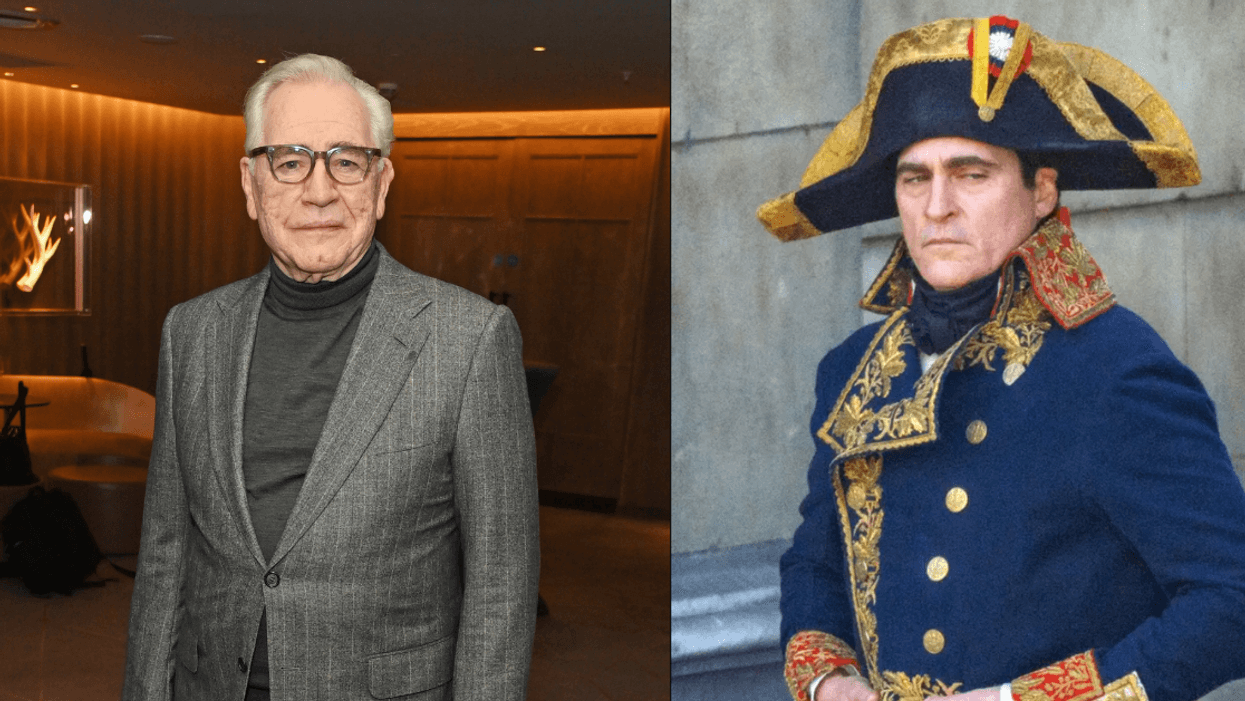 Brian Cox; Joaquin Phoenix in 'Napoleon'