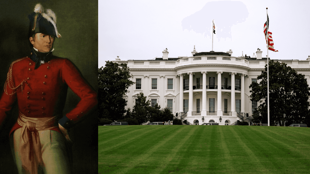 British Major General Robert Ross; the White House