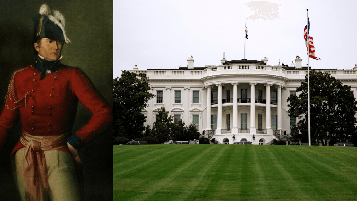 British Major General Robert Ross; the White House