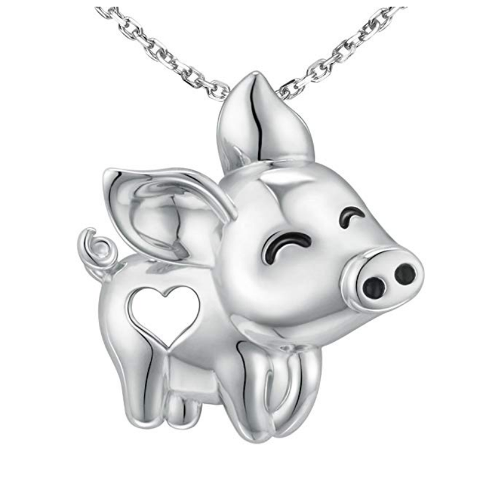 Buy the MANBU 925 Sterling Silver Unique Tree of Life Charm - Pig on Amazon