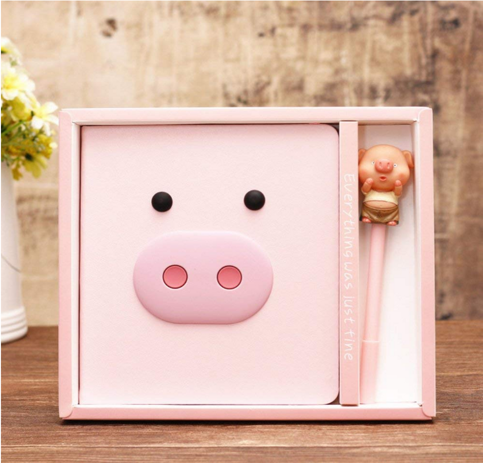 Buy the Trendy Pink Pig Journal on Amazon
