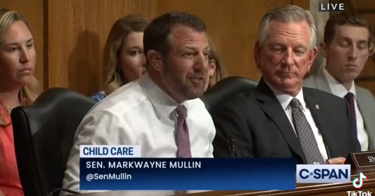 C-SPAN screenshot of Markwayne Mullin