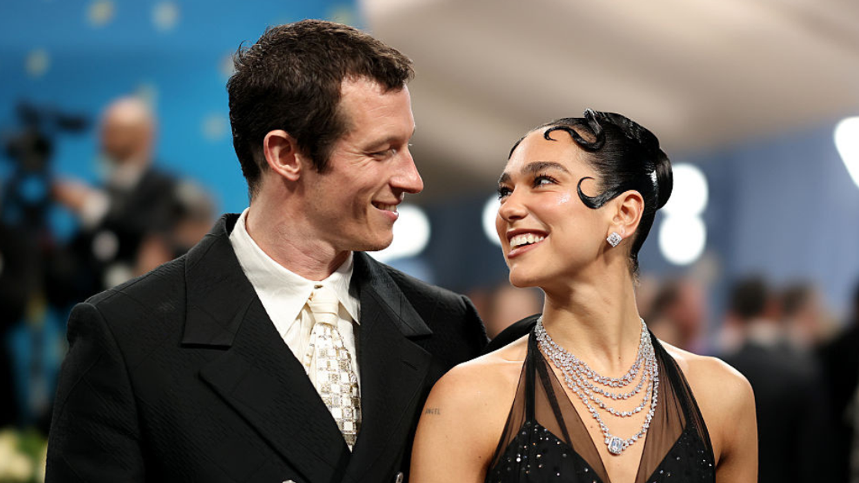 Callum Turner and Dua Lipa