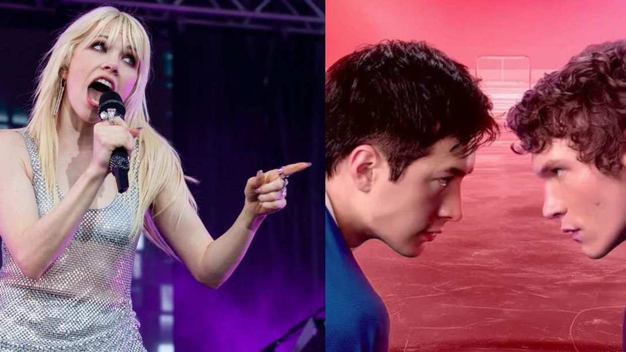Carly Rae Jepsen (left) revealed her baby boy’s name was inspired by Heated Rivalry (right).