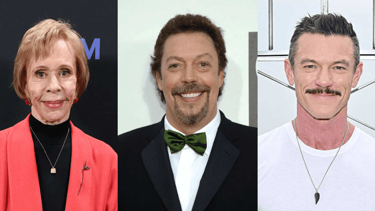 Carol Burnett; Tim Curry; Luke Evans