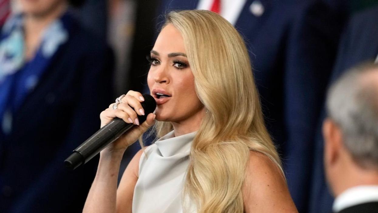 Carrie Underwood singing at President Donald Trump's inauguration