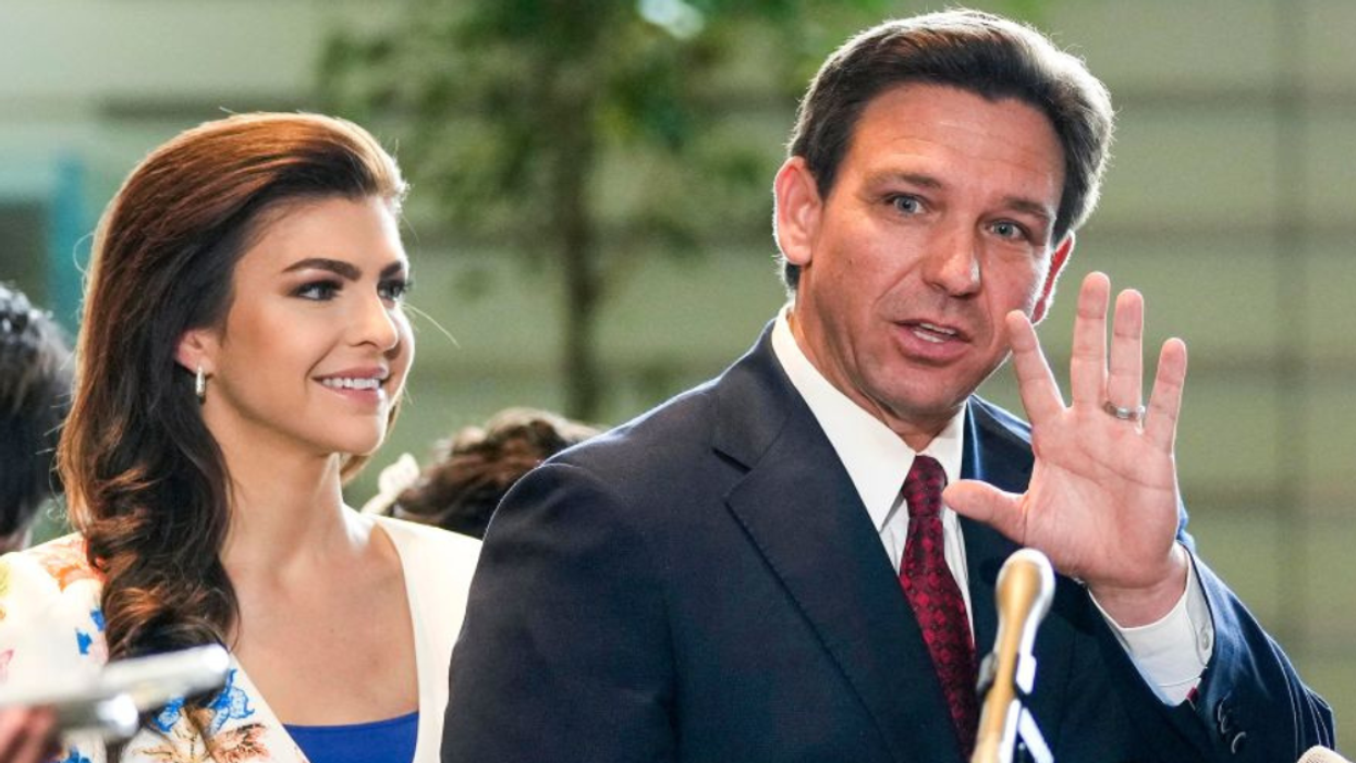 Casey DeSantis and Ron DeSantis
