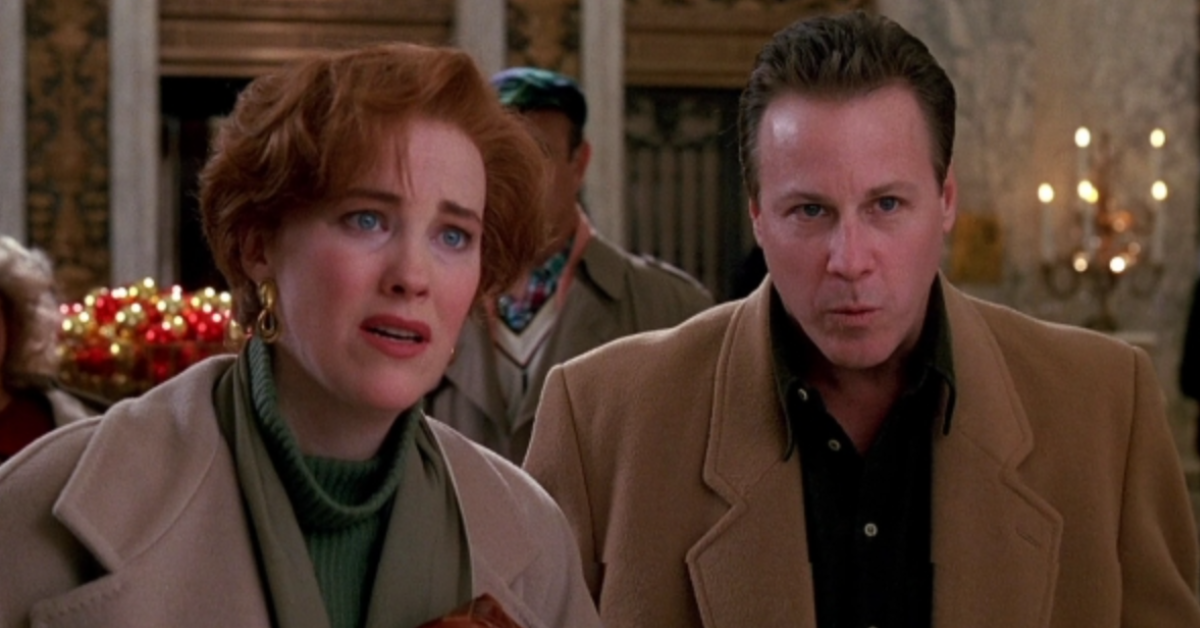 Catherine O'Hara and John Heard in 'Home Alone'