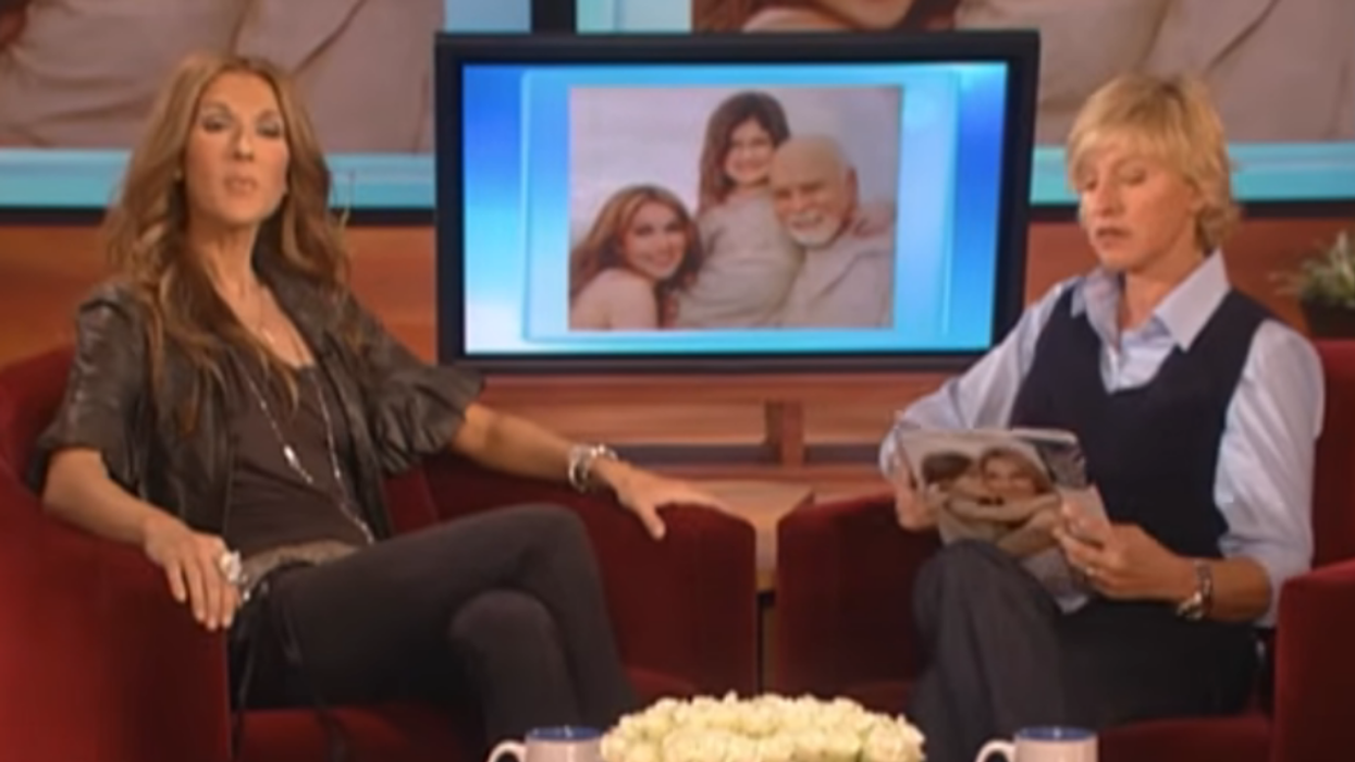 Céline Dion and Ellen DeGeneres on 'The Ellen Show'