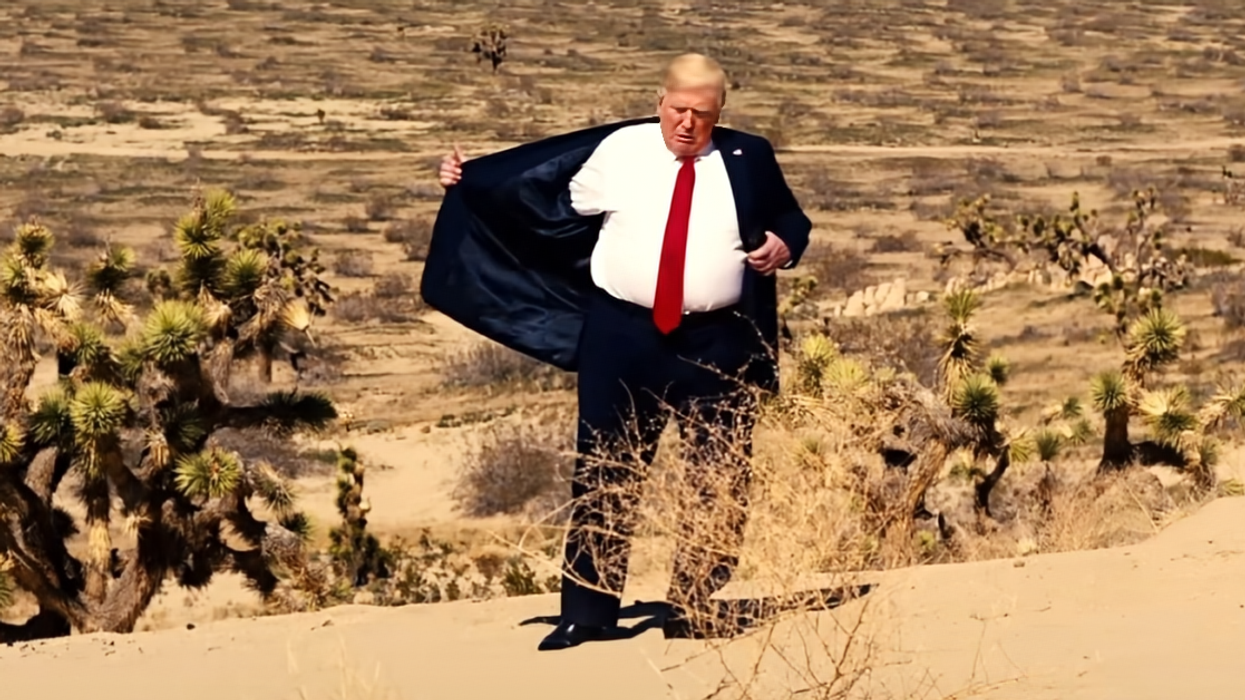 CGI rendering of Donald Trump