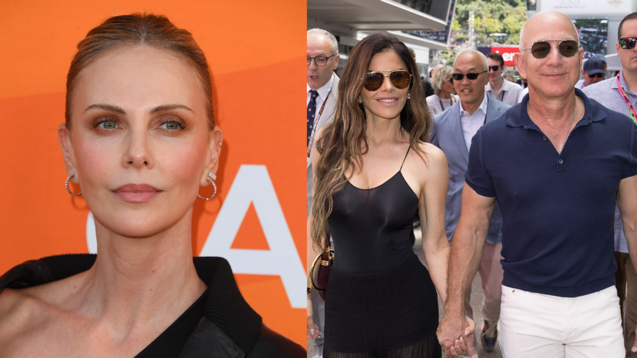Charlize Theron; Lauren Sanchez & Jeff Bezos