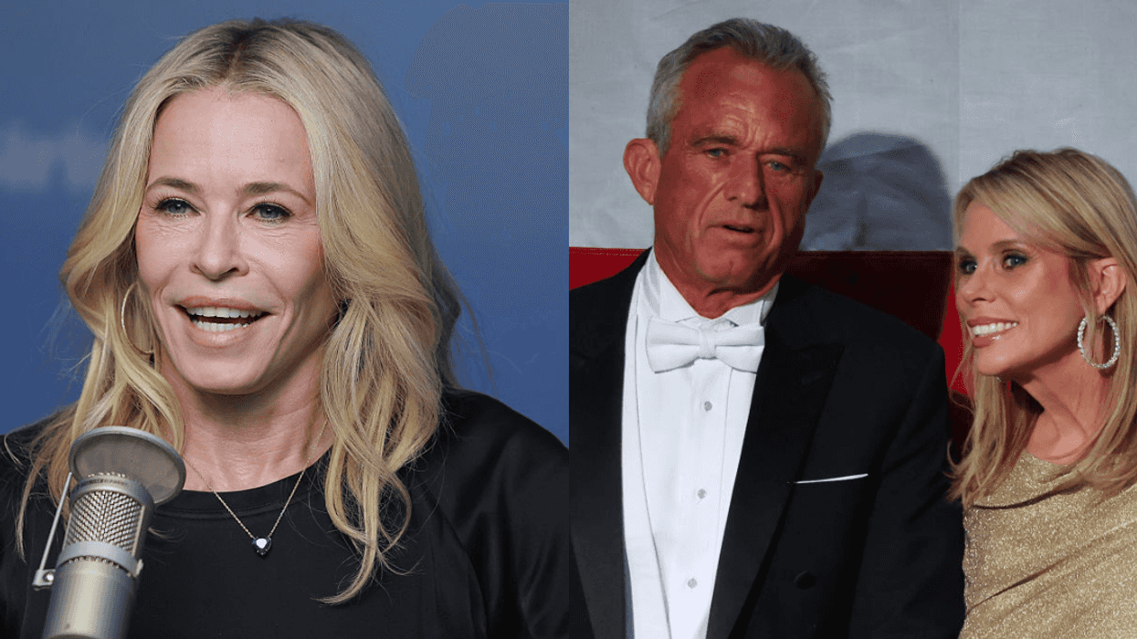 Chelsea Handler; Robert F. Kennedy Jr. and Cheryl Hines