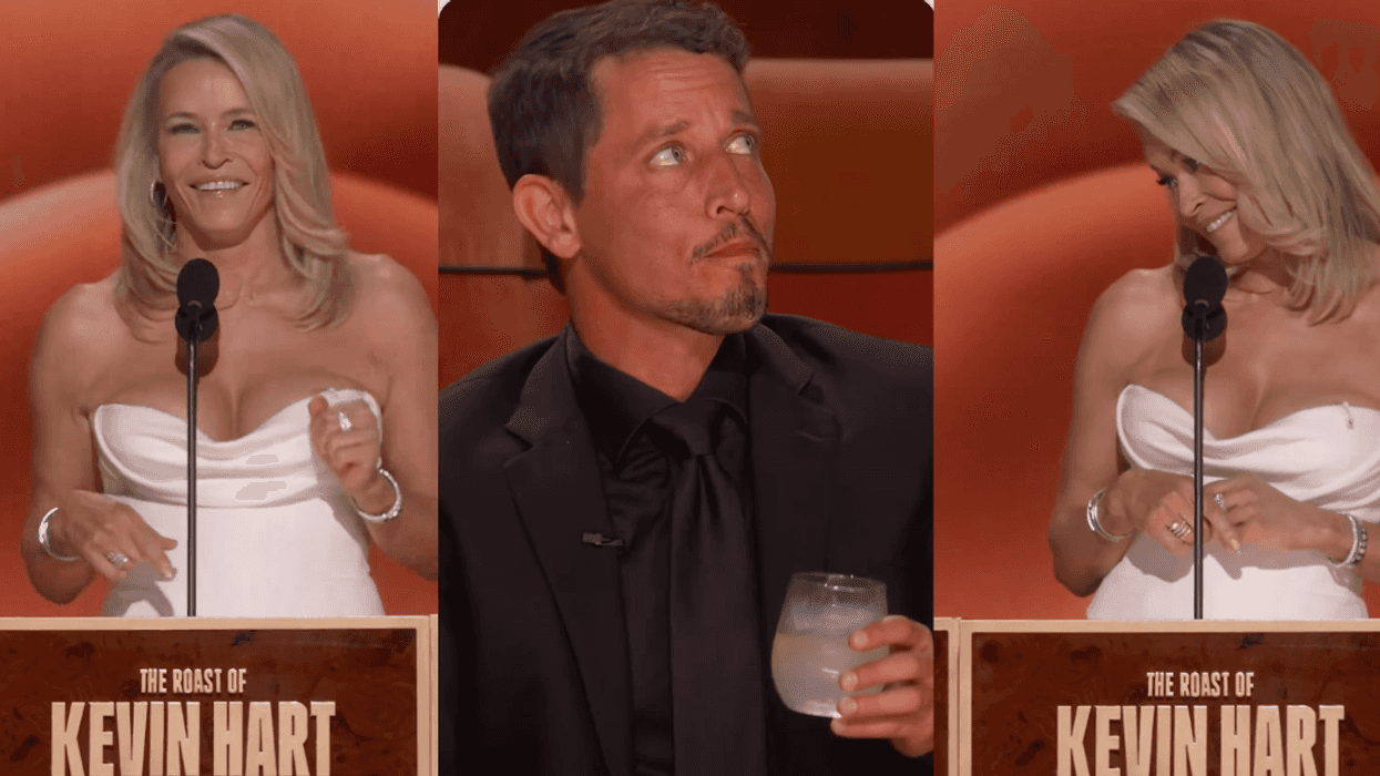 Chelsea Handler unleashed one of the night’s most brutal roasts on Tony Hinchcliffe during Netflix’s The Roast of Kevin Hart.