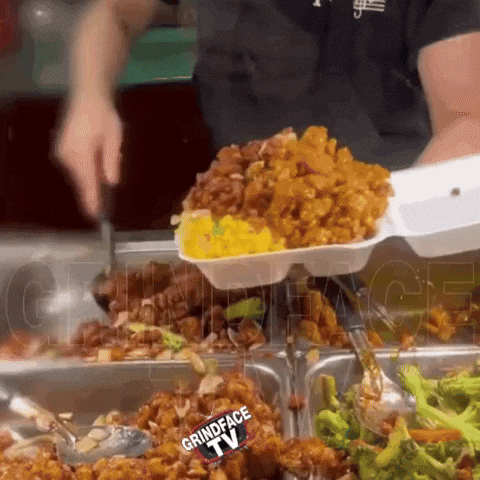 Chinese buffet GIF by GrindFace TV