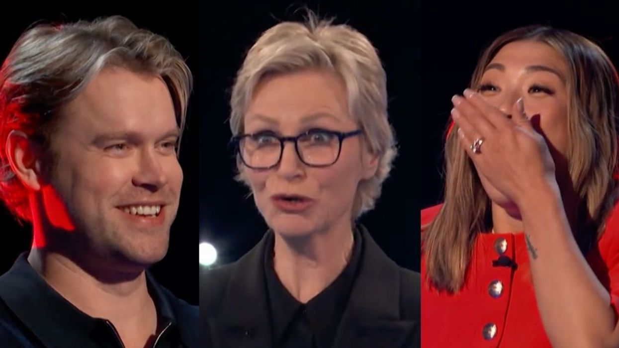 Chord Overstreet; Jane Lynch; Jenna Ushkowitz
