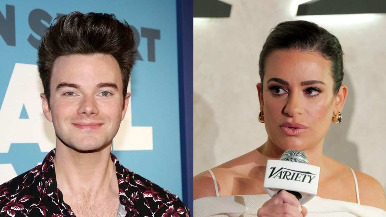 Chris Colfer; Lea Michele