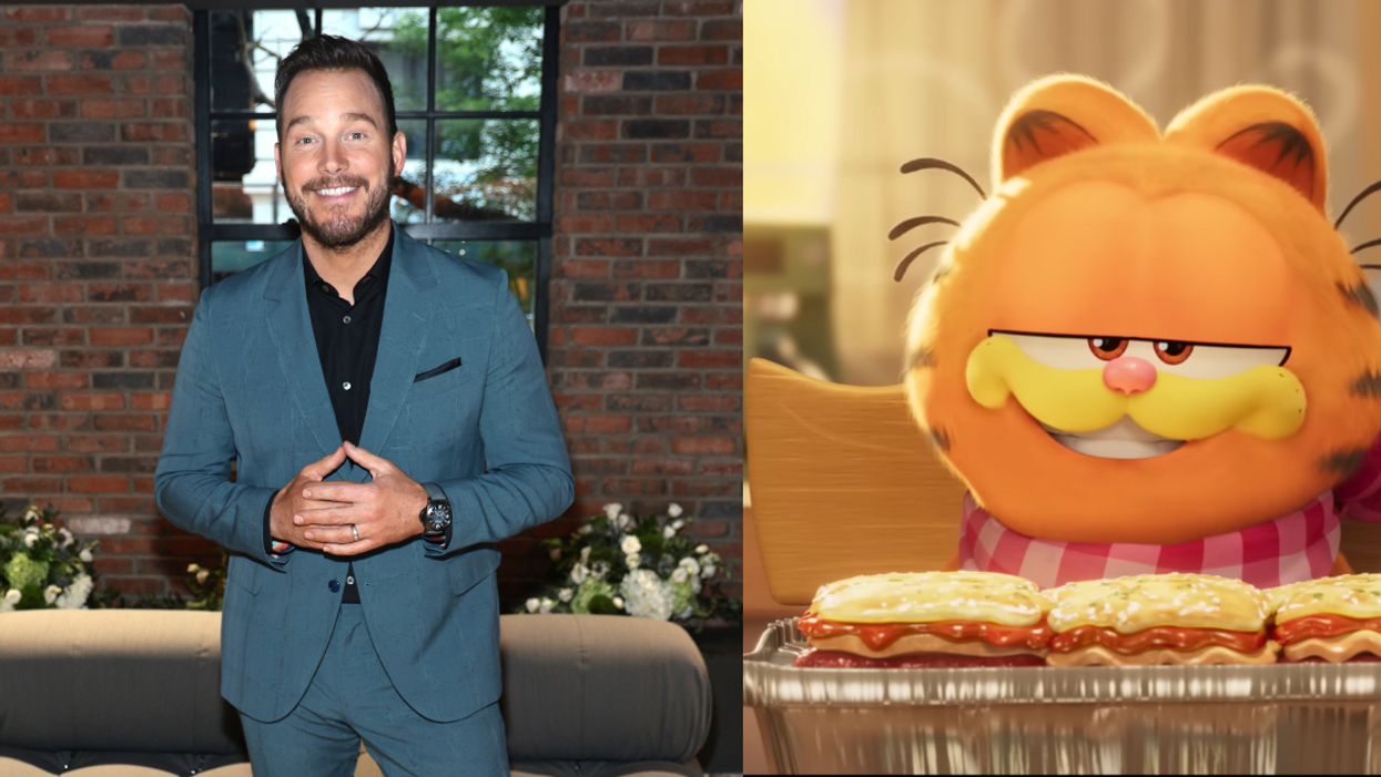 Chris Pratt; Garfield the Cat