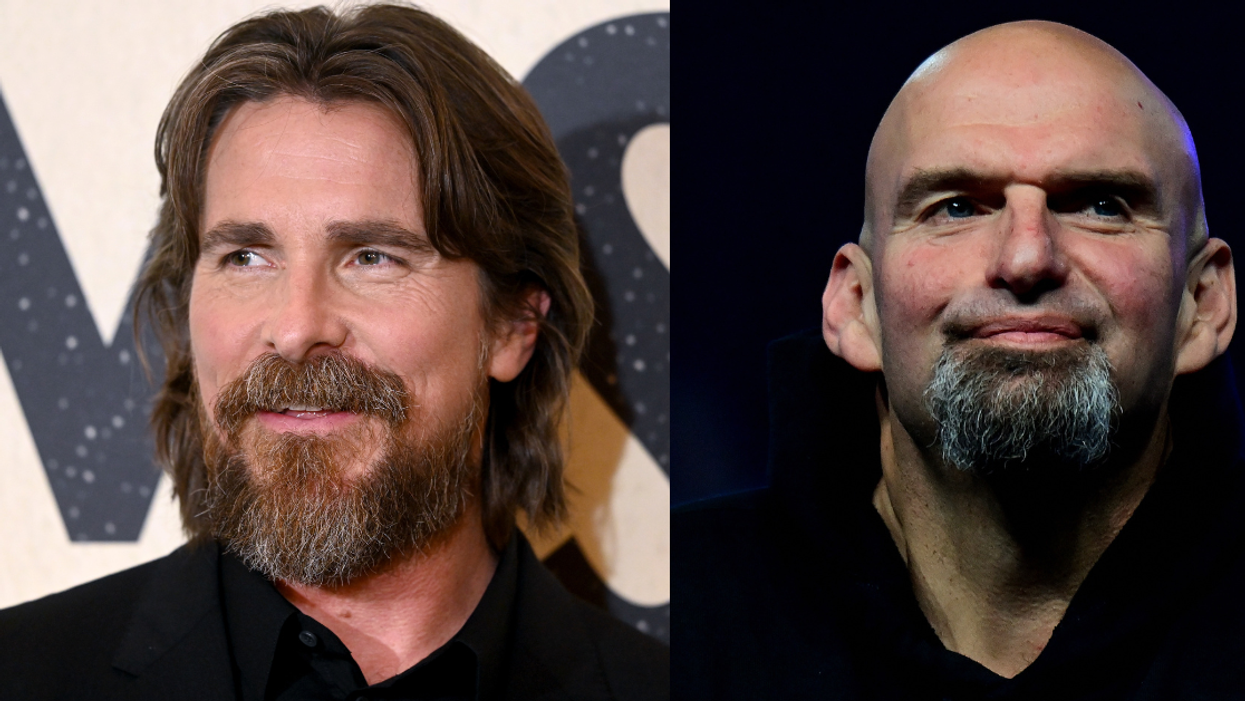 Christian Bale; John Fetterman