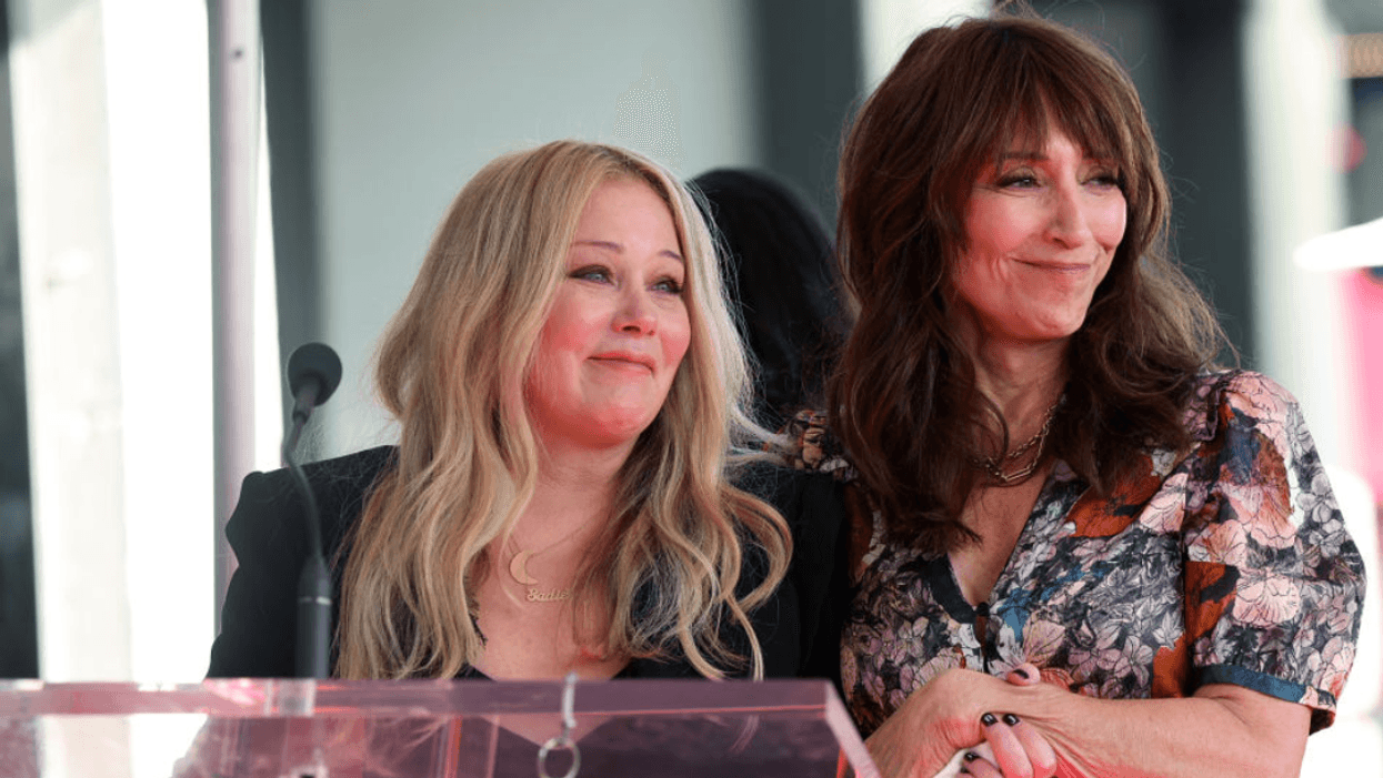 Christina Applegate and Katey Sagal