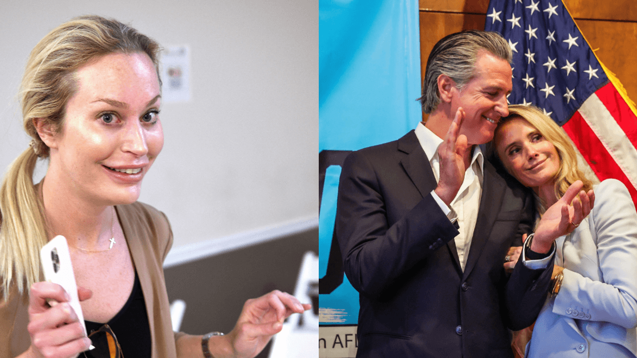 Christina Pushaw; Gavin Newsom and Jennifer Siebel Newsom