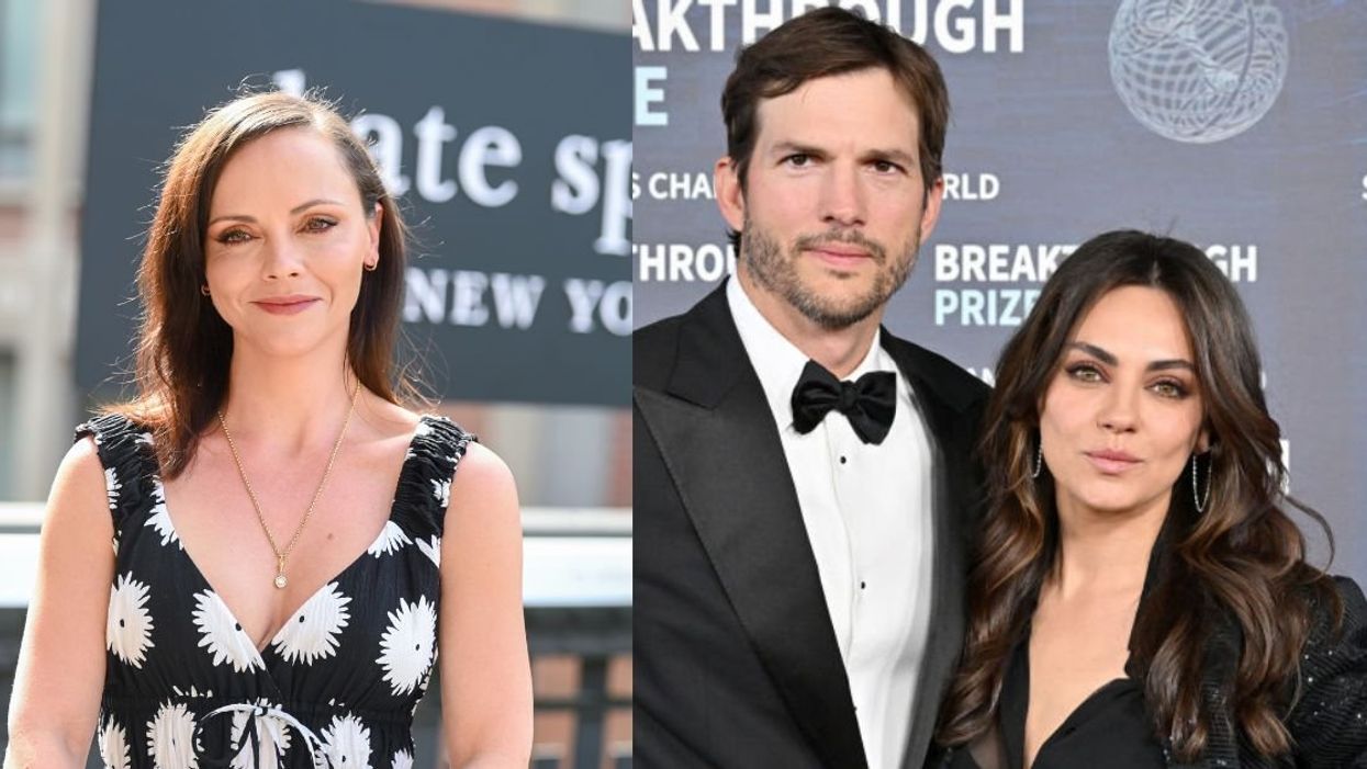 Christina Ricci; Ashton Kutcher and Mila Kunis