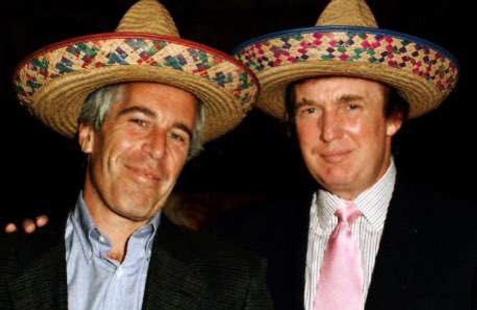 Chuck Schumer's doctored photo of Donald Trump and Jeffrey Epstein