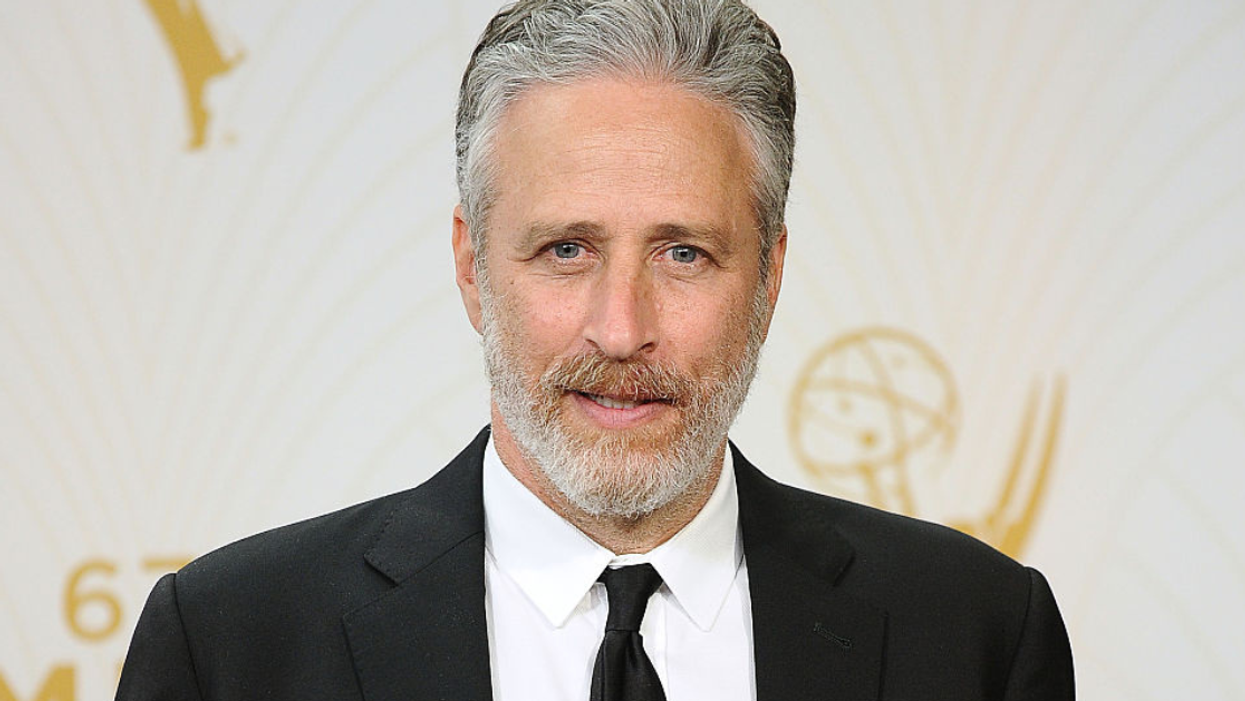 Close up of Jon Stewart