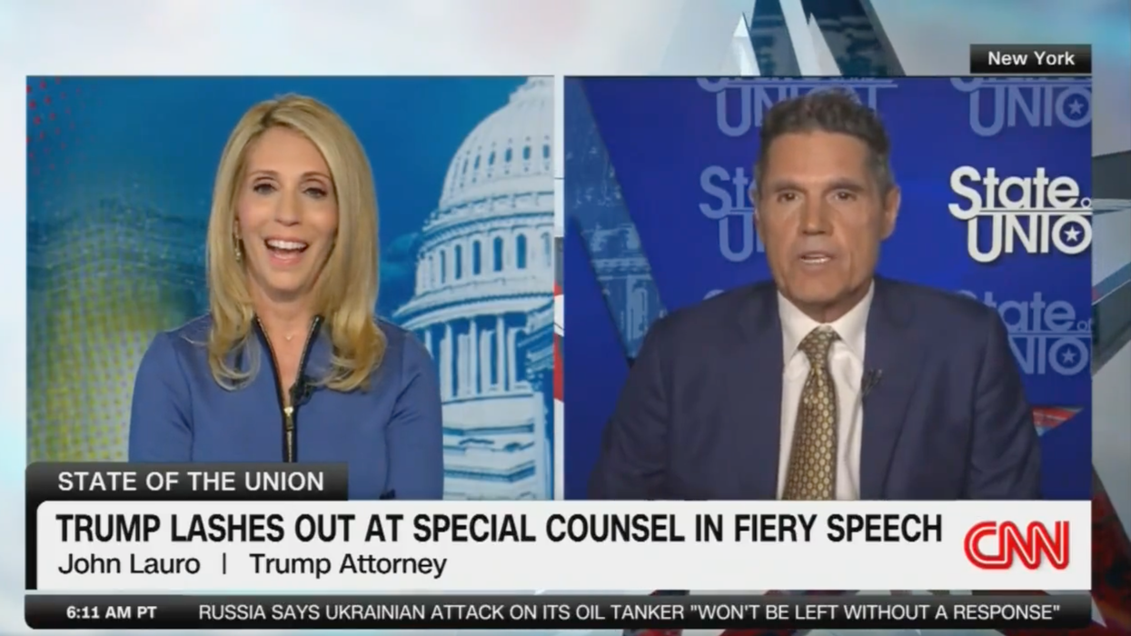 CNN screenshot of Dana Bash and John Lauro