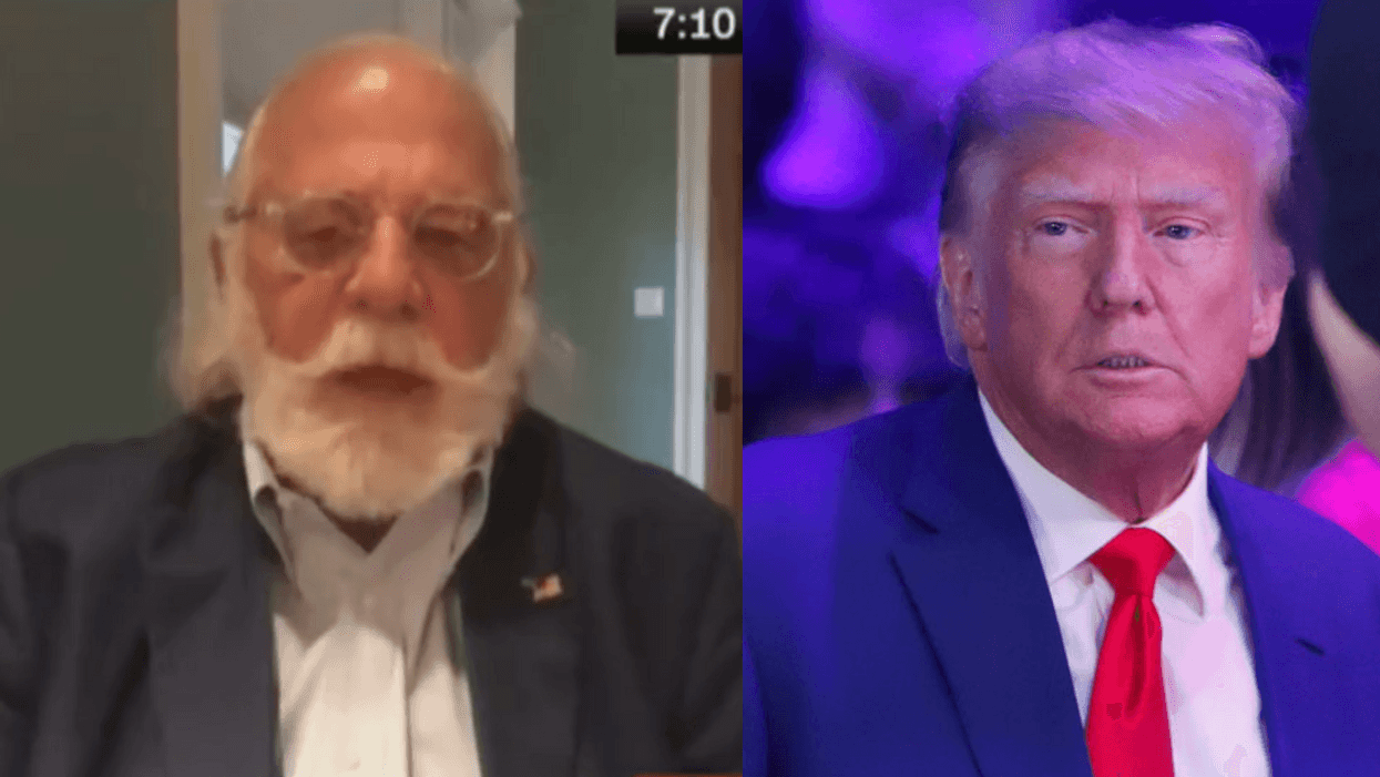 CNN screenshot of Ty Cobb; Donald Trump