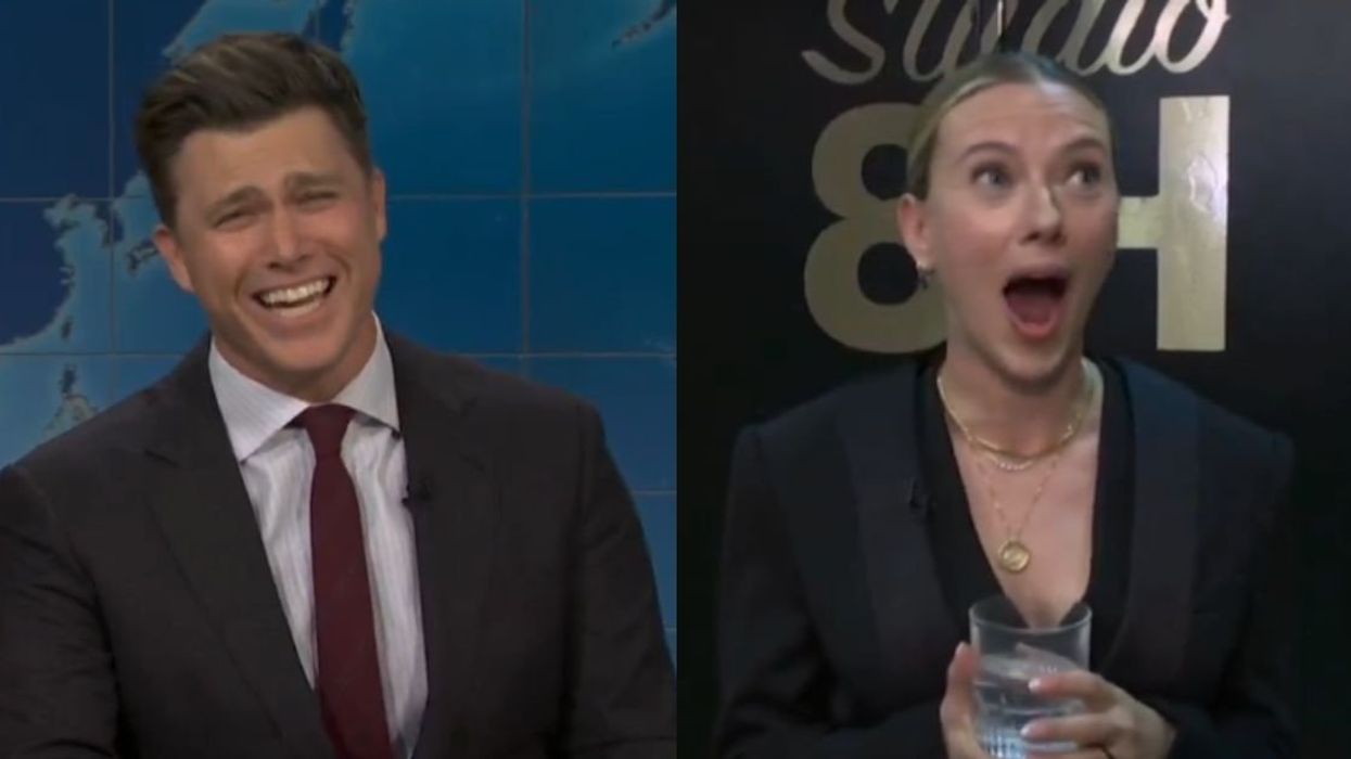 Colin Jost; Scarlett Johansson