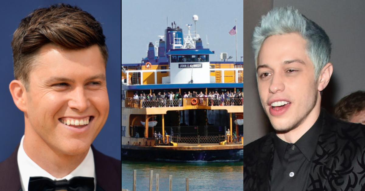Colin Jost; Staten Island Ferry; Pete Davidson