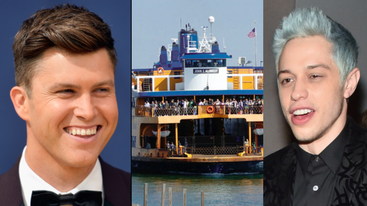 Colin Jost; Staten Island Ferry; Pete Davidson
