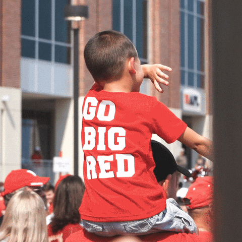 College Football Go Big Red GIF by Huskers