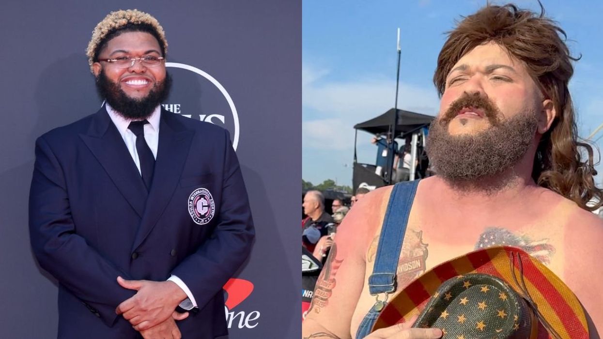 Comedian Druski sparked debate after going undercover at NASCAR’s Southern 500 in full “whiteface” parody.