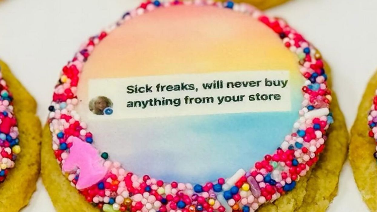 Cookie feature anti-LGBTQ message