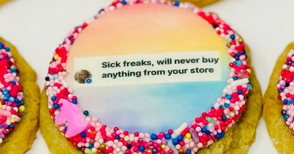 Cookie feature anti-LGBTQ message