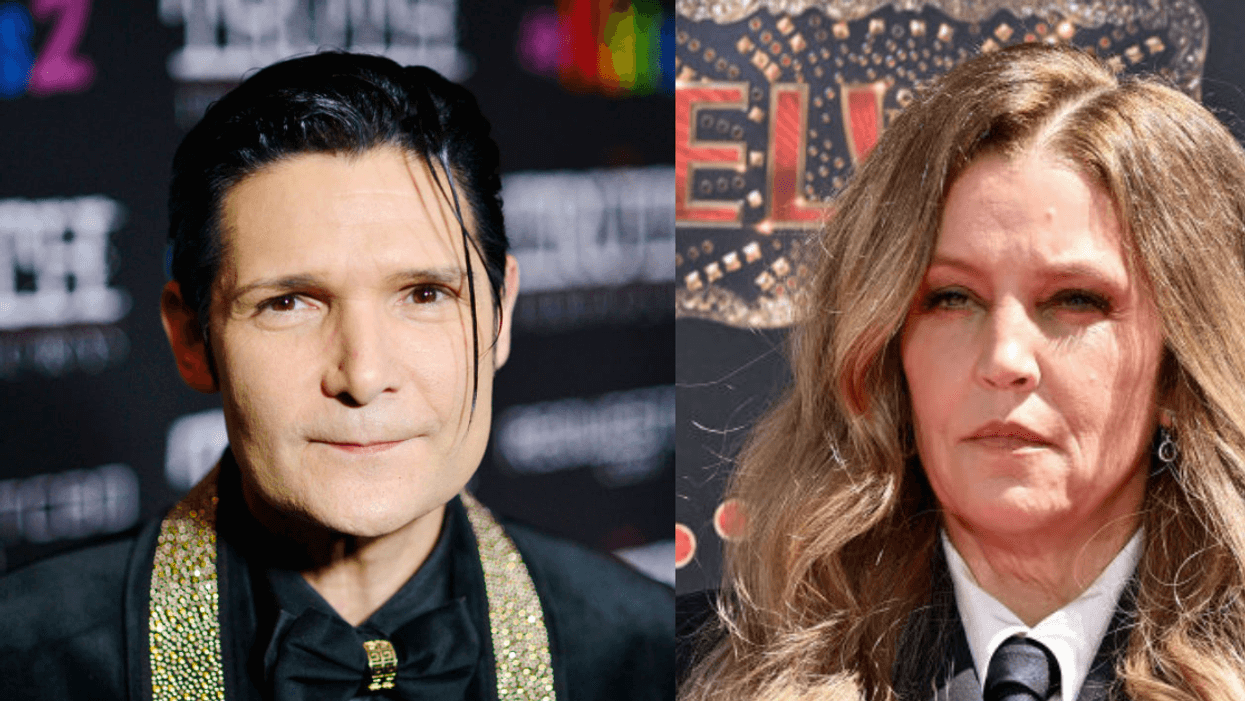 Corey Feldman; Lisa Marie Presley