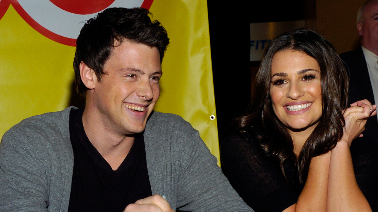 Cory Monteith and Lea Michele