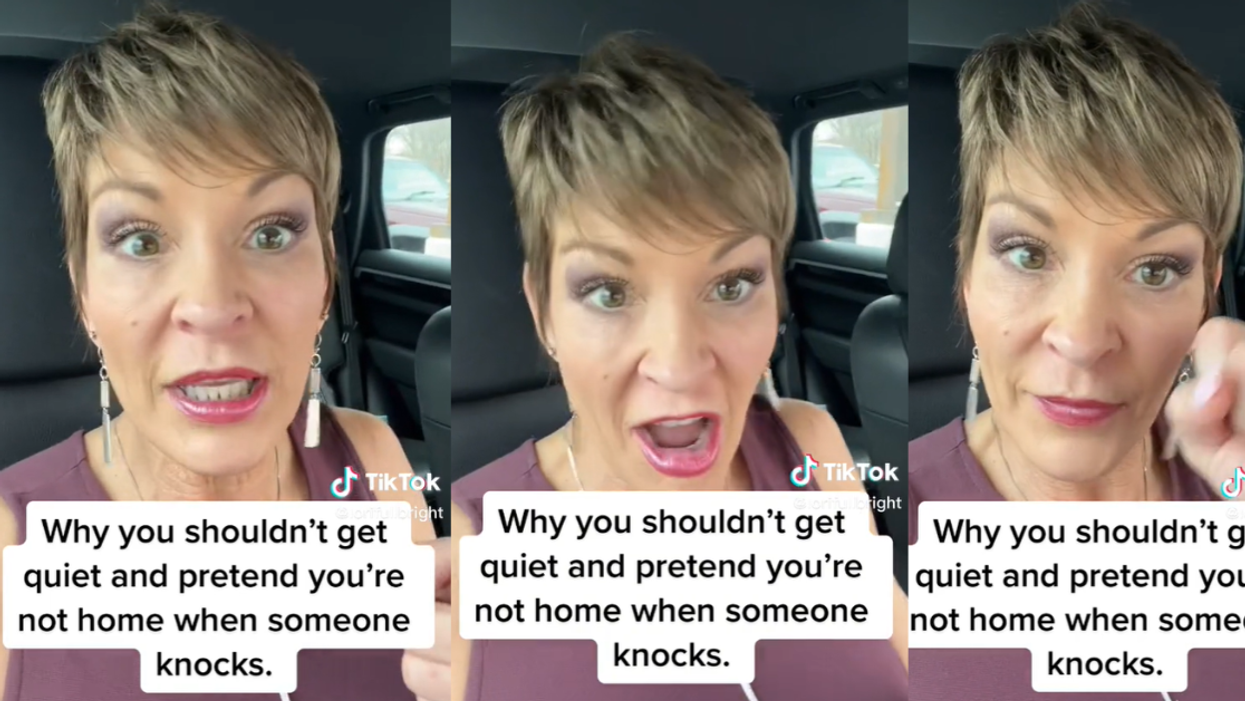 Crime reporter explains why it's important to make noise when someone knocks at the door